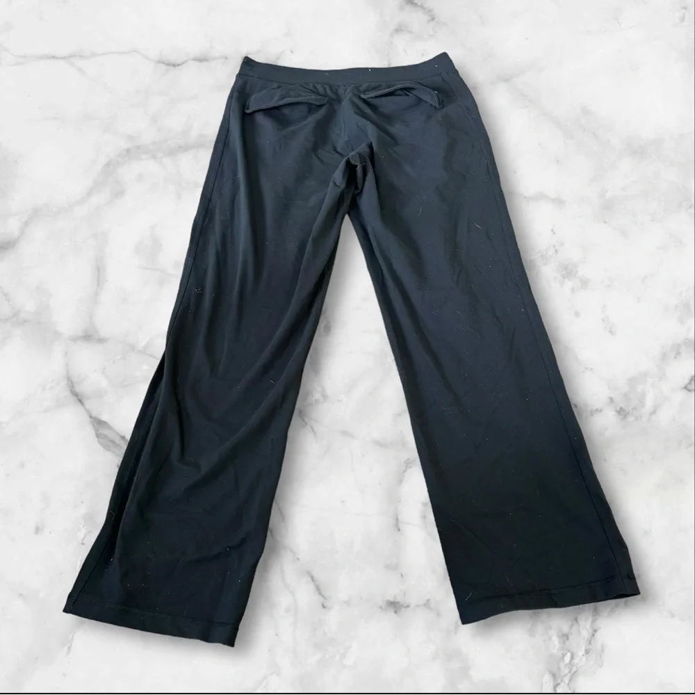 Lululemon Mens Black Joggers Sweatpants Pockets Drawstring Size Large Inseam 30”